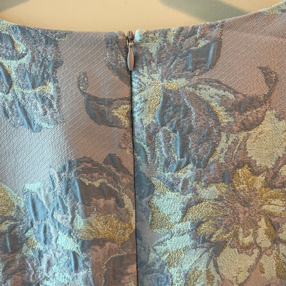 Vince Camuto Lavender Floral Midi Dress NWT - Picture 7 of 16